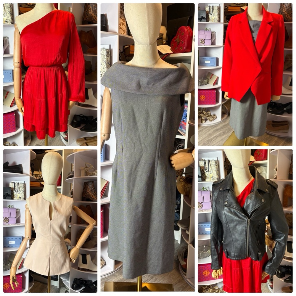 SteveMadden|VtgTahari|RachelZoe|BCBG lot of dresses blazer jacket top - small